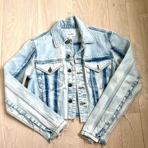 Frame Denim Jacket Small Raw Cropped New ret.$395